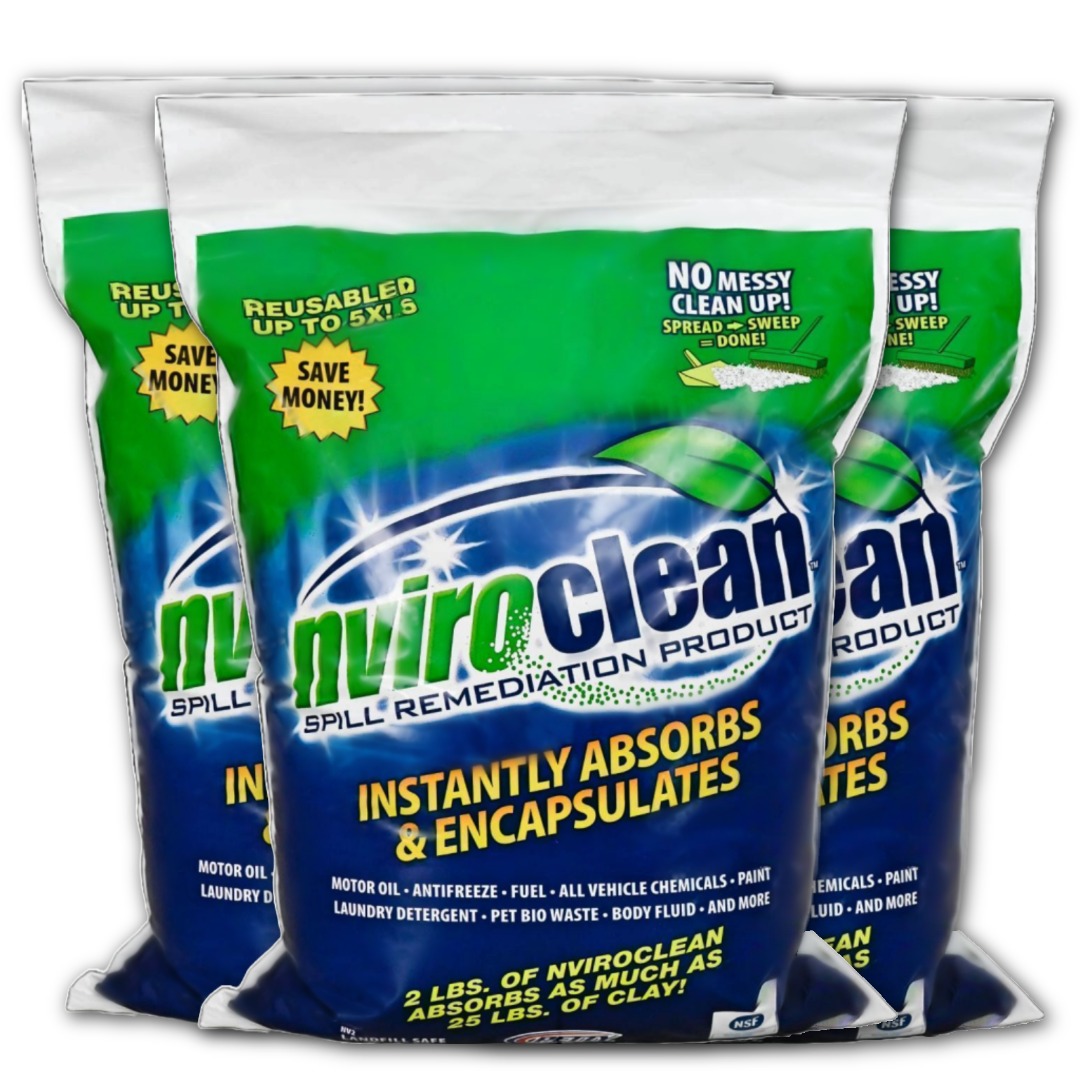 NL2-3: Nviroclean SAE Spill Cleanup Powder | 2LB (3 Pk)